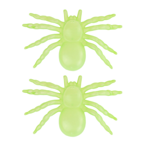 2x Sztuczne Pająki Dekoracja Pająk Świecący W Ciemności 