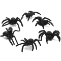 Sztuczne Pająki Dekoracja Halloween  Zestaw 6 sztuk 7 cm