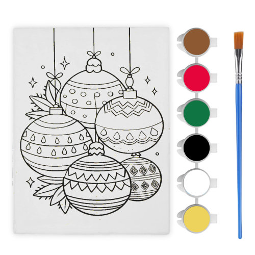 Kolorowanka Świąteczny Obrazek Do Malowania 19,5x29,5 cm