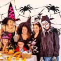 Pająk Halloween Czarny 30 cm Ozdoba Dekoracja 