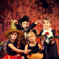 Pająk Halloween Czarny 30 cm Ozdoba Dekoracja 