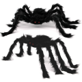 Duży Sztuczny Pająk Dekoracyjny 50 cm XL Dekoracja Halloween
