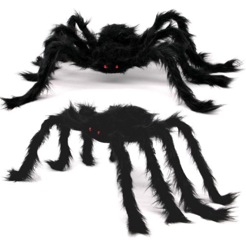Duży Sztuczny Pająk Dekoracyjny 50 cm XL Dekoracja Halloween