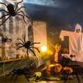 Duży Sztuczny Pająk Dekoracyjny 50 cm XL Dekoracja Halloween