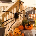 Duży Sztuczny Pająk Dekoracyjny 90 cm XL Dekoracja Halloween