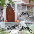 Duży Sztuczny Pająk Dekoracyjny 90 cm XL Dekoracja Halloween