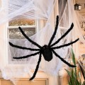 Duży Sztuczny Pająk Dekoracyjny 125 cm XXL Dekoracja Halloween