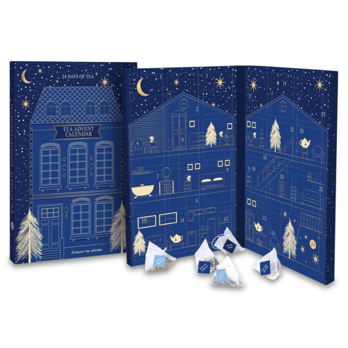 KALENDARZ ADWENTOWY z herbatą zestaw herbat 24 piramidki