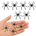 36x Sztuczne Pająki Pająk Halloween Dekoracje Ozdoby 4cm 