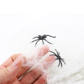 Sztuczna Pajęczyna Sieć Halloween Dekoracja + 10 Pająków XL 300g
