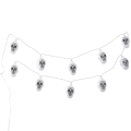 Girlanda Halloween Świetlna Czaszki Lampki LED