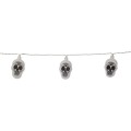 Girlanda Halloween Świetlna Czaszki Lampki LED