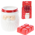 Kominek Zapachowy Ceramiczny Do Wosku Świąteczny Zestaw 