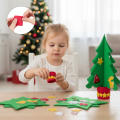 Świąteczne Choinki Do Złożenia Puzzle 3D 2sżt. Choinki Piankowe Składania