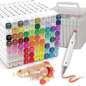 MARKERY ALKOHOLOWE 80 SZT Flamastry Mazaki Pisaki Dwustronne