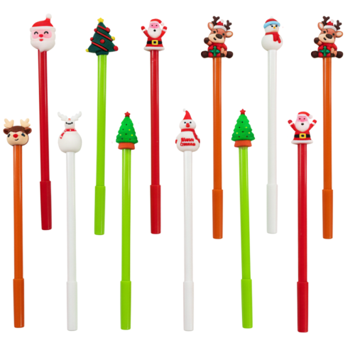 12x Zestaw Długopisów Świątecznych Długopis Świąteczny