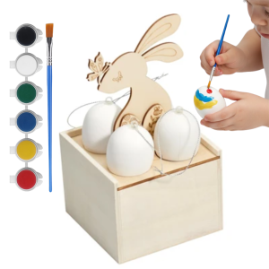 Zestaw kreatywny wielkanocny do malowania pisanki jajka figurki jajeczka