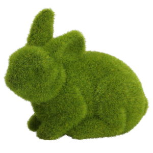 Zajączek Wielkanocny Dekoracyjny Z Mchu 14cm Figurka Zając