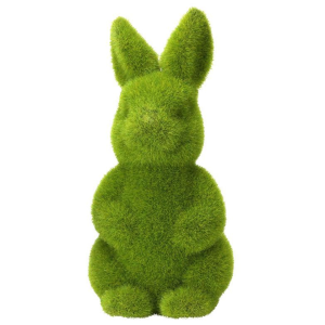 Zajączek Wielkanocny Dekoracyjny Z Mchu 17cm Figurka Zając 