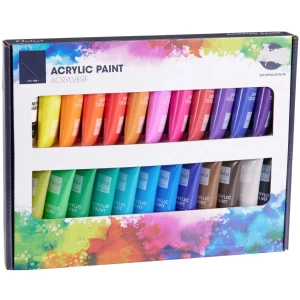 Farby akrylowe zestaw farb do malowania akryl 24x36 ml
