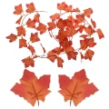 Girlanda z jesiennych sztucznych liści klonu dekoracja 180 cm