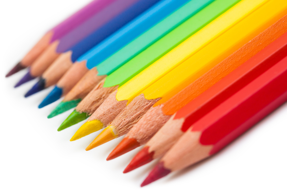 Kolorowe kredki ołówkowe