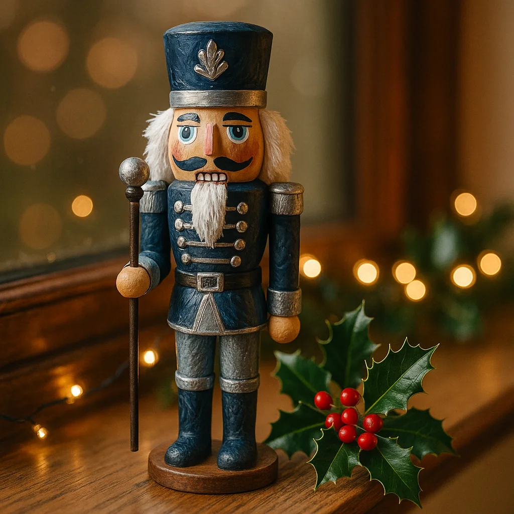 Dziadek do orzechów do samodzielnego pomalowania - pomysł na spersonalizowany prezent lub dekorację