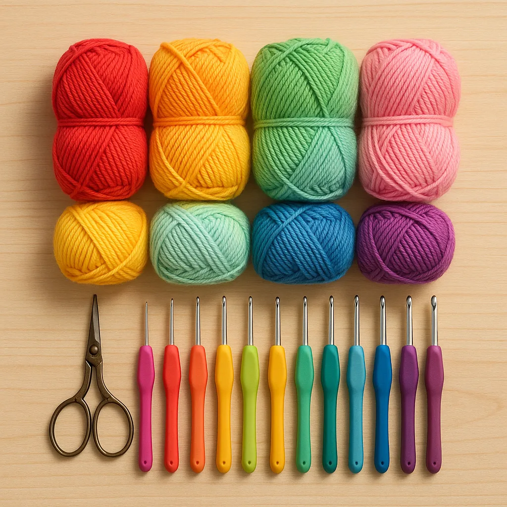 Szydełkowanie dla początkujących: Co znajdziesz w gotowym zestawie i jak zacząć tworzyć?