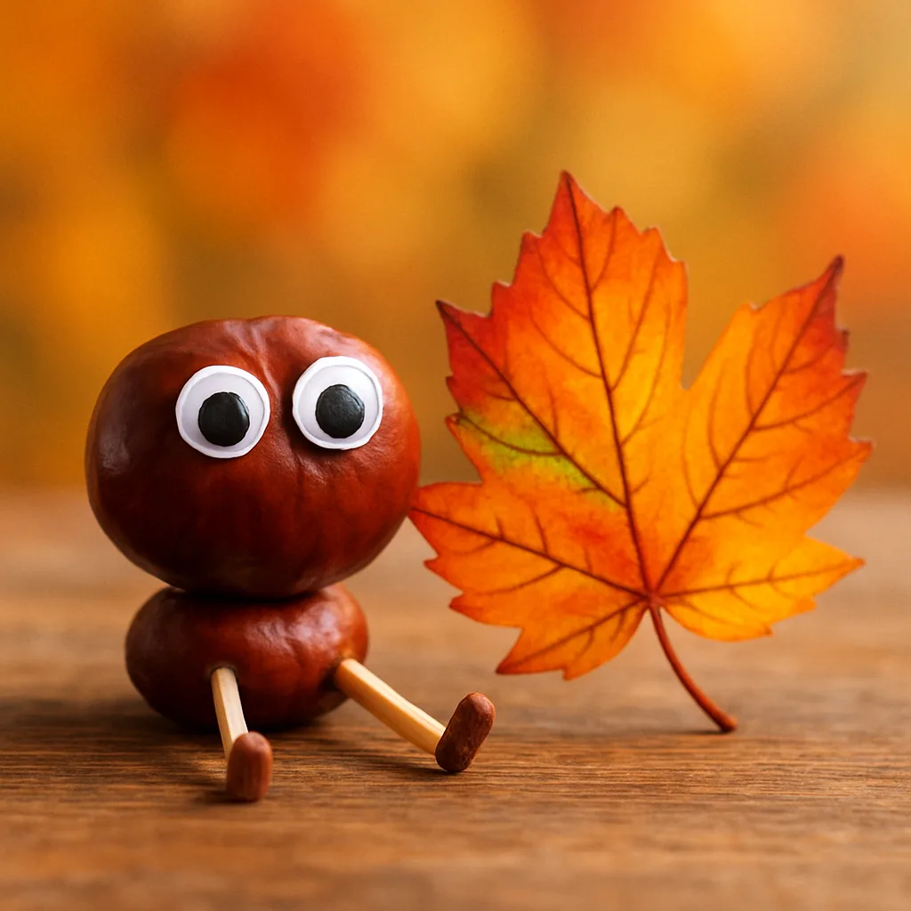 Kreatywna jesień z dzieckiem: Pomysły na zabawy plastyczne z wykorzystaniem liści i kasztanów