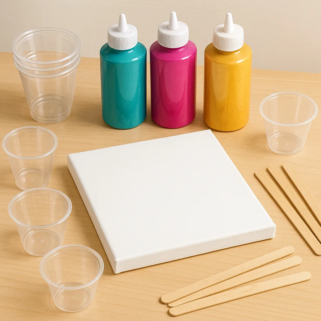 Pour painting - nowoczesna technika malarska krok po kroku