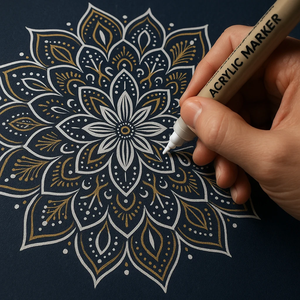 Rysowanie na ciemnym papierze - jakie kredki i markery naprawdę działają?