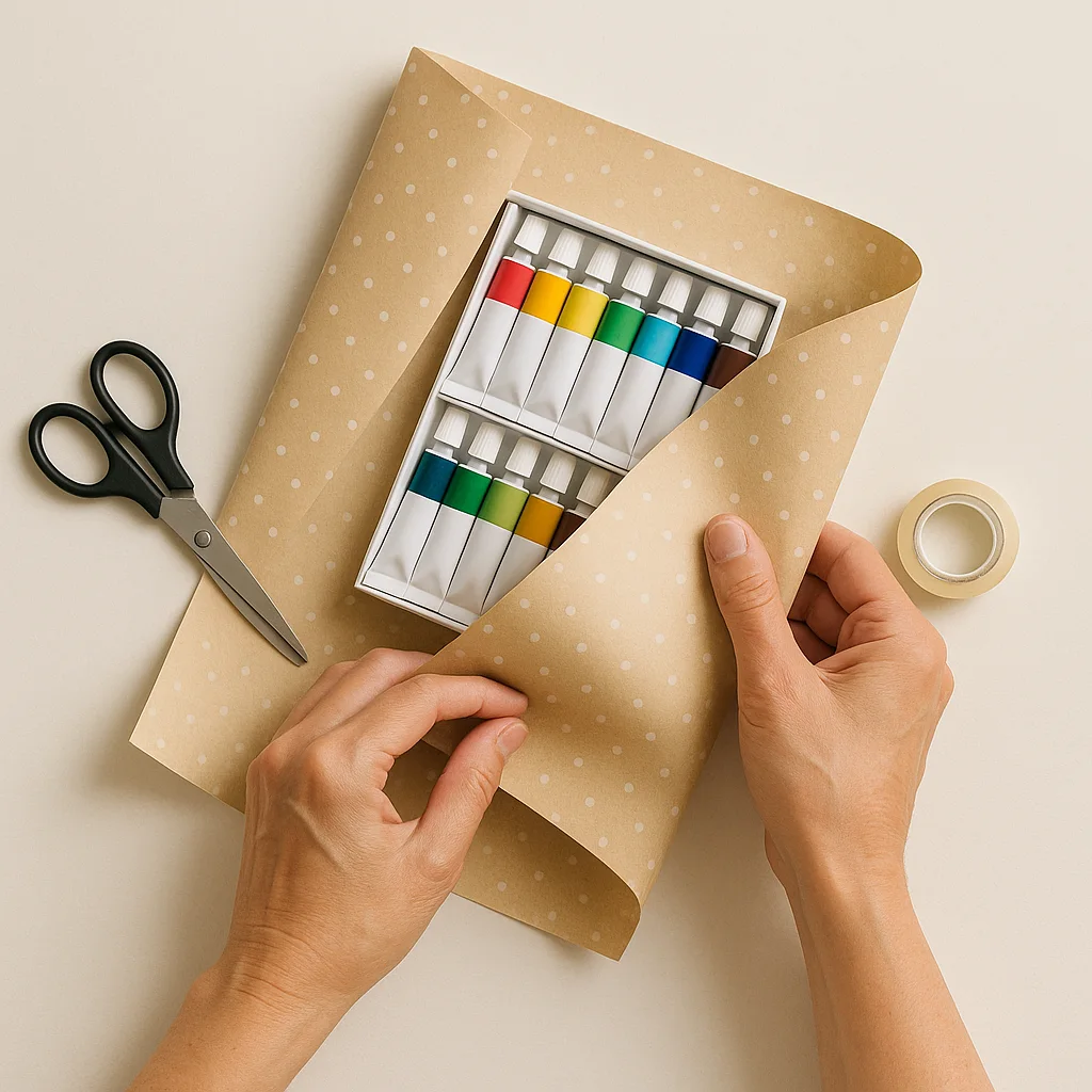 Jak zapakować zestaw malarski na prezent, żeby zrobił wrażenie? Poradnik krok po kroku