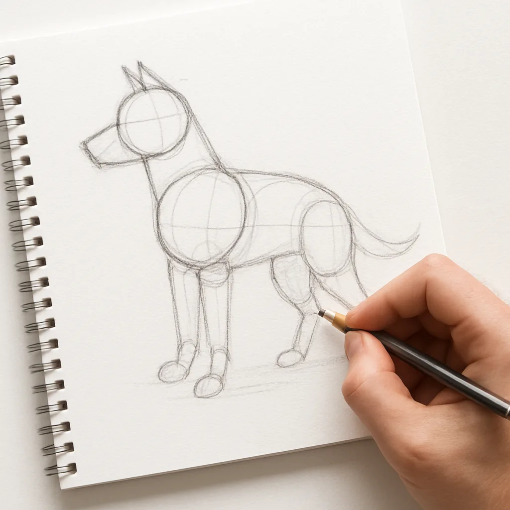 Jak rysować zwierzęta krok po kroku? Od prostych kształtów do realistycznych detali