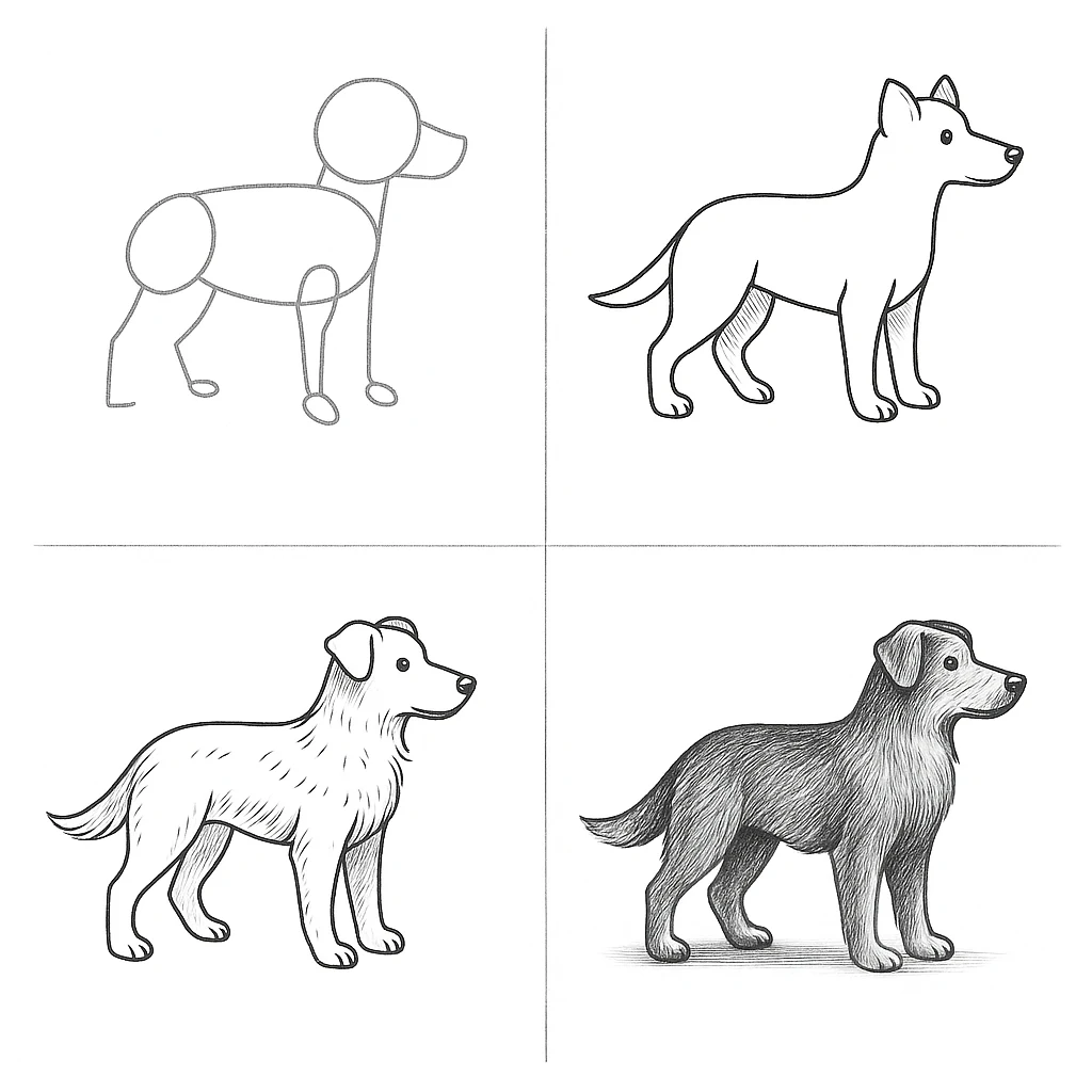 Jak rysować zwierzęta krok po kroku? Od prostych kształtów do realistycznych detali