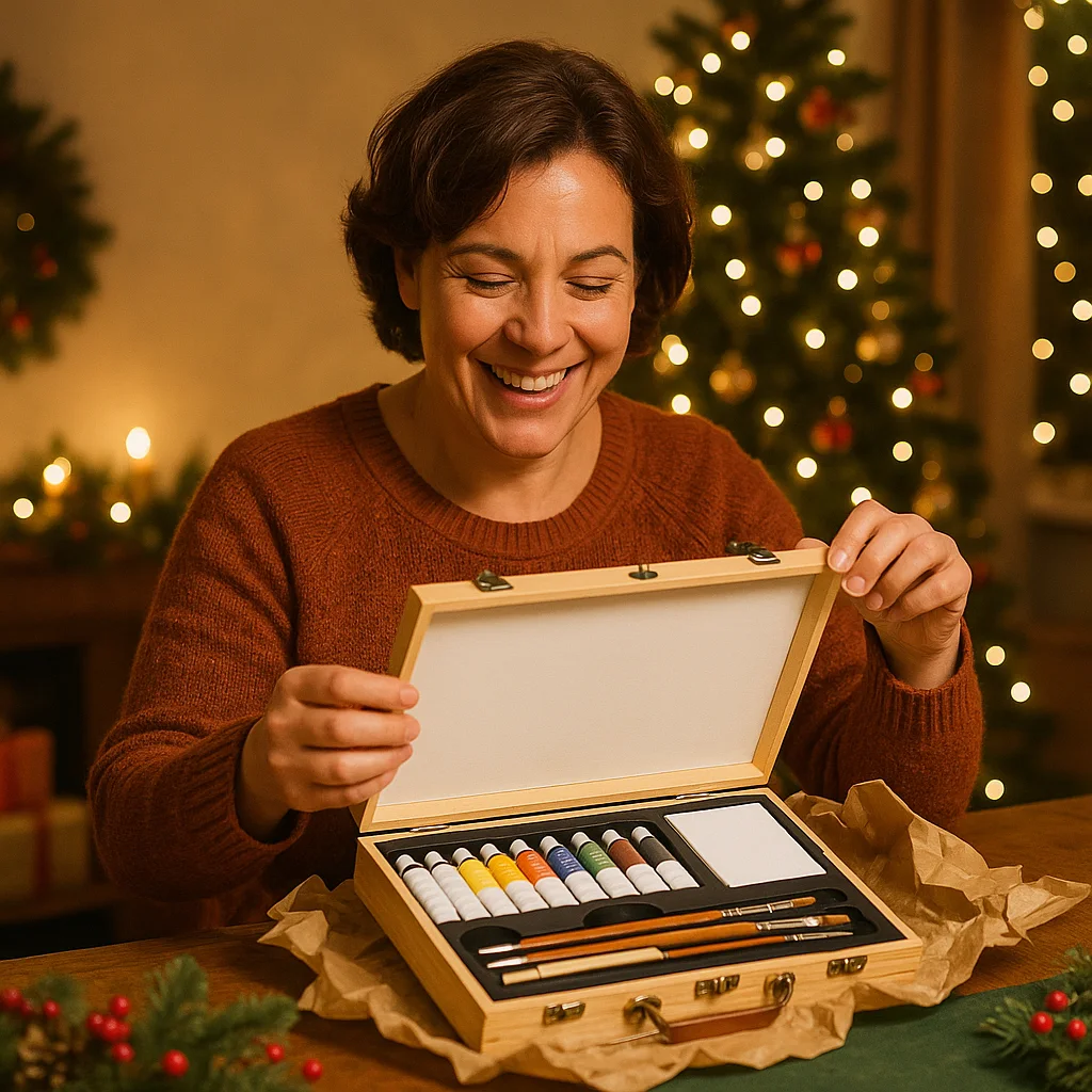 Wybór zestawu malarskiego na prezent świąteczny - na co zwrócić uwagę, myśląc o obdarowywanej osobie?