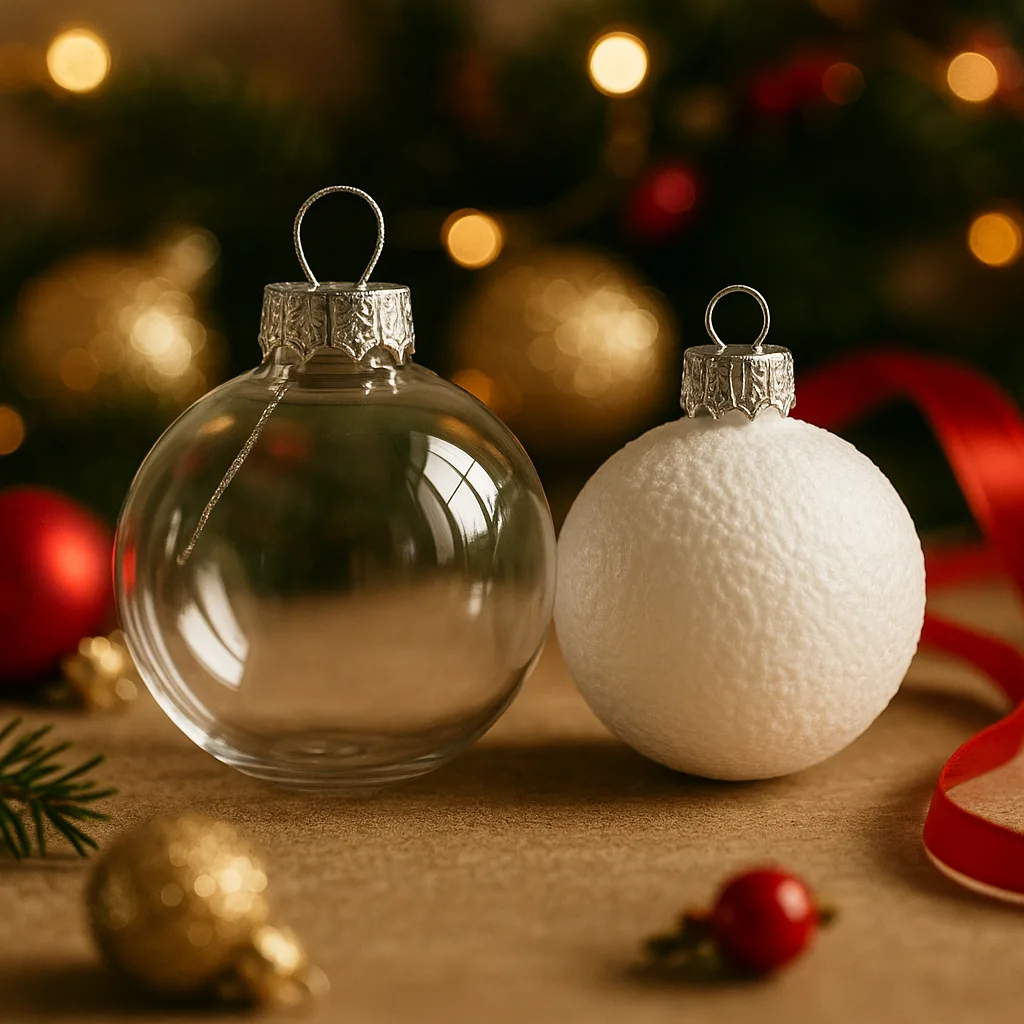 Bombki akrylowe i kule styropianowe: Kreatywne techniki zdobienia na choinkę