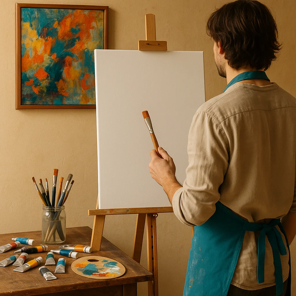 Płótno malarskie krok po kroku – jak zacząć bez stresu