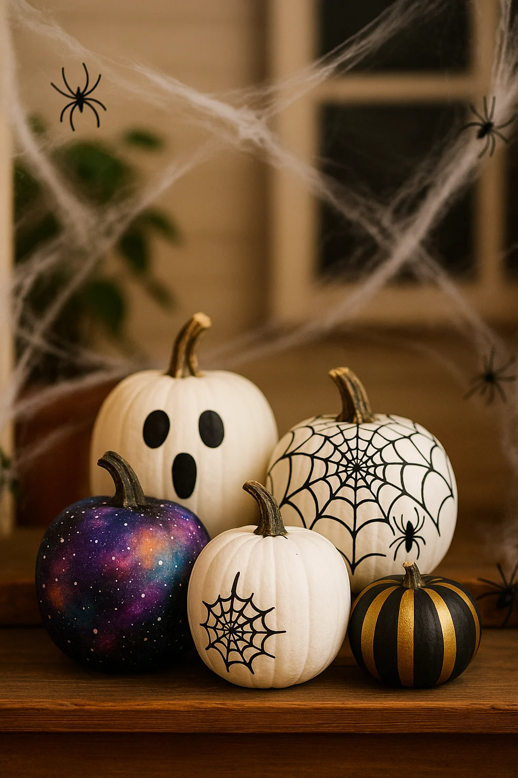 Jak udekorować dom na Halloween? Kreatywne wykorzystanie farb, dyń i sztucznej pajęczyny