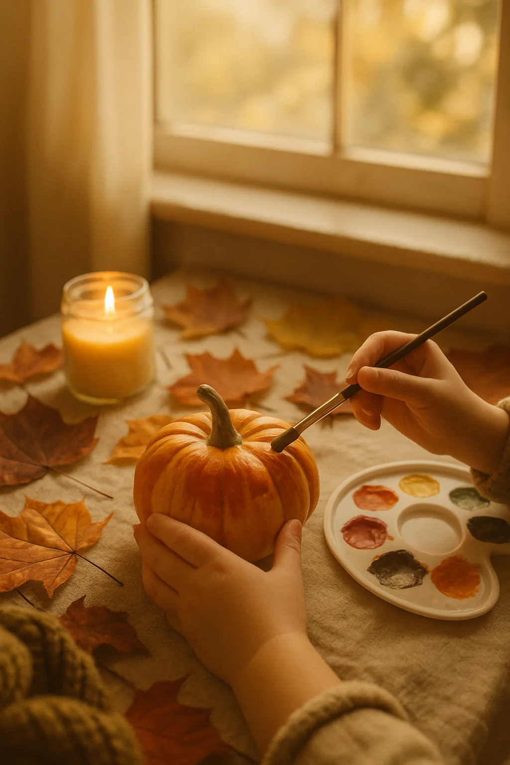 Jesienne inspiracje: 7 kreatywnych projektów DIY z użyciem dyń, liści i farb